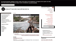 Desktop Screenshot of konstnarsnamnden.se