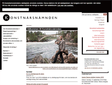 Tablet Screenshot of konstnarsnamnden.se